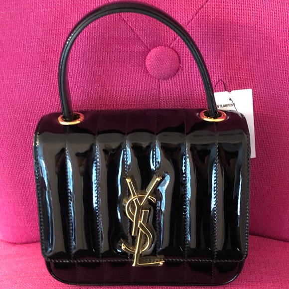 Saint Laurent-Vicky Patent NWT - Picture 10 of 14